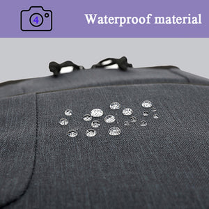 Un sac à dos d'extérieur Sindax avec des gouttelettes d'eau dessus.