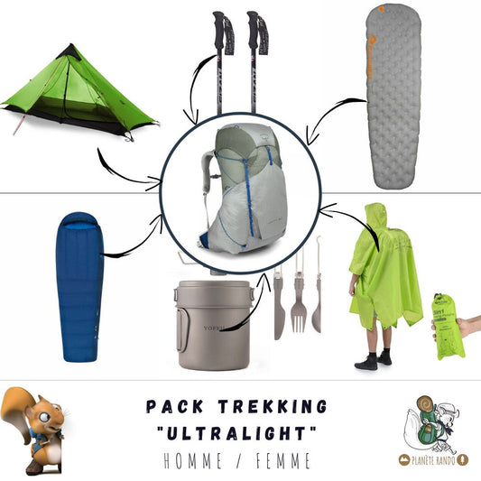 Pack trekking "Ultralight" - | Planète Rando