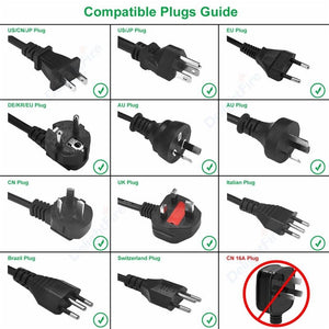 Adaptateur de prise UE / AU / UK / US / convertisseur de voyage "DelightFire - SZ015" - | Planète Rando