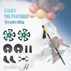 Bâtons de randonnée pliable en fibre de carbone 400g "Hitorhike - ultimate" - | Planète Rando