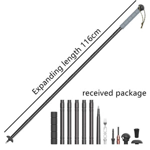 Bâton télescopique multifonctions "Outdoor Sports - Trekking pole" - 116cm Trekking Pole | Planète Rando