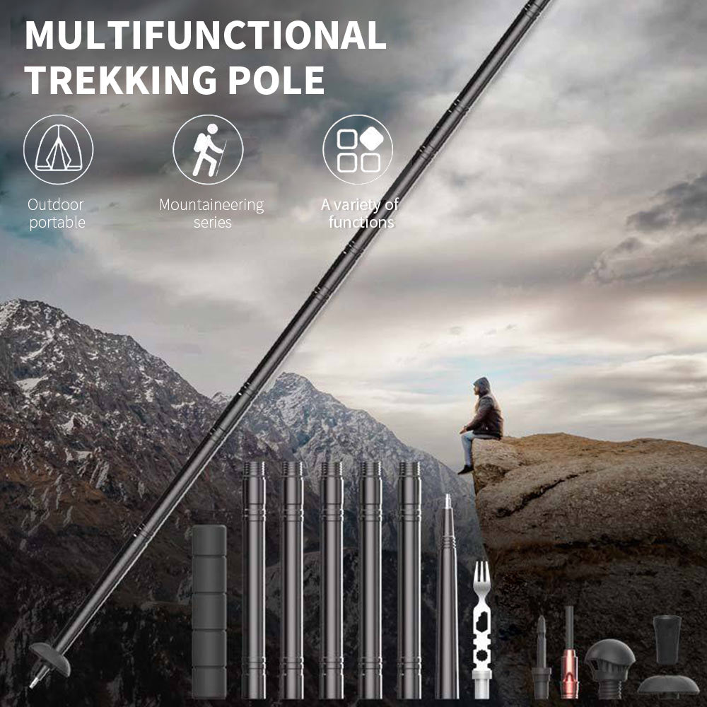 Bâton télescopique multifonctions "Outdoor Sports - Trekking pole" - | Planète Rando