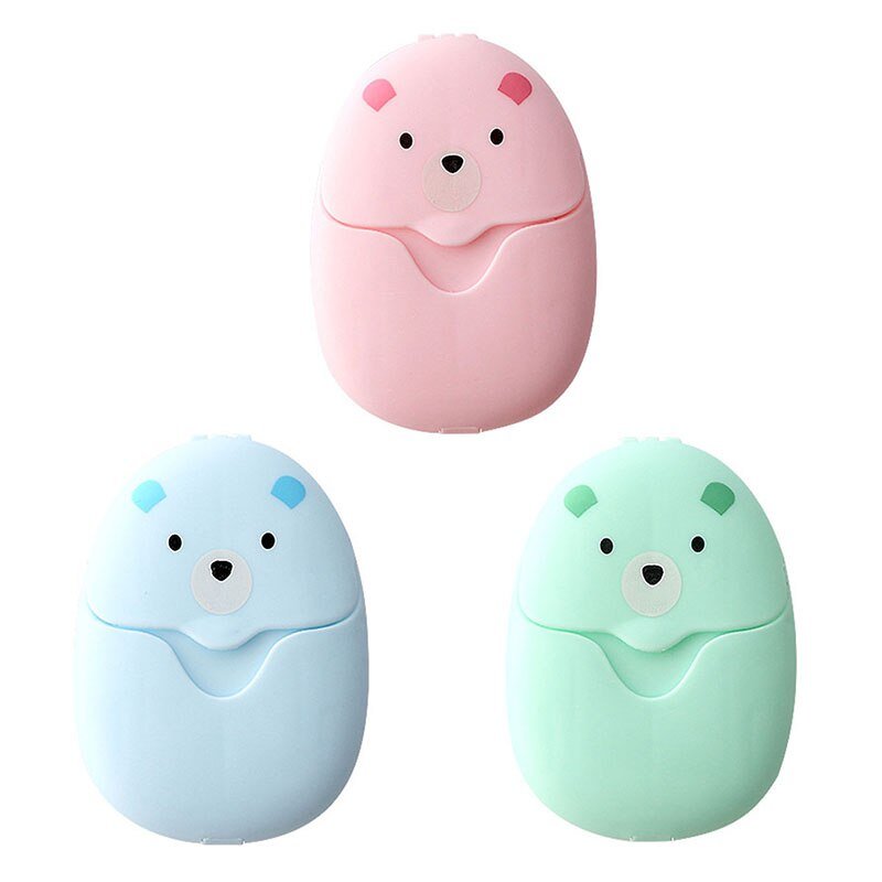 Boîte de 50 feuilles de savon jetable pour la randonnée ou le camping 40g "XBSoap - Mini-cute" - | Planète Rando