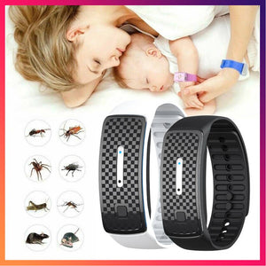 Bracelet répulsif de moustiques à ultrasons / ondes bioniques 37g "Mosquito Repellent - M30" - | Planète Rando