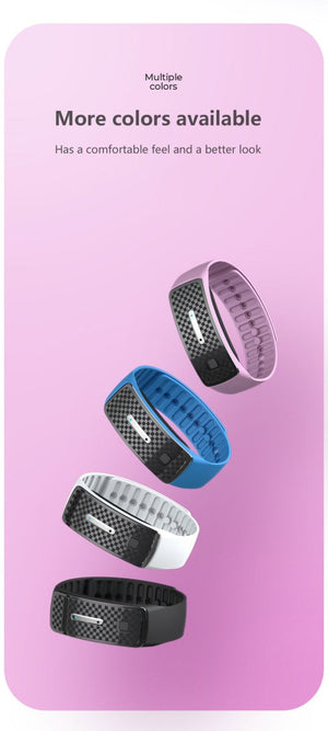 Bracelet répulsif de moustiques à ultrasons / ondes bioniques 37g "Mosquito Repellent - M30" - | Planète Rando