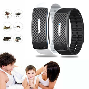 Bracelet répulsif de moustiques à ultrasons / ondes bioniques 37g "Mosquito Repellent - M30" - | Planète Rando