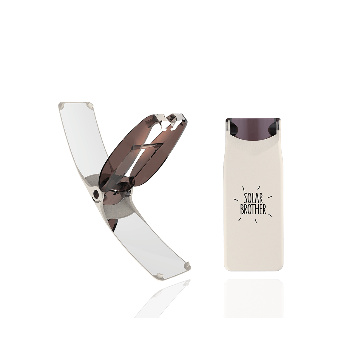 Briquet Solaire ultralight 12gr "Solar Brother - Suncase Gear" - Blanc | Planète Rando