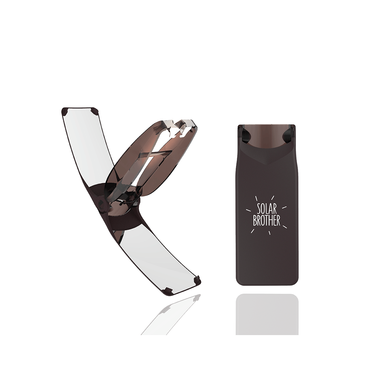 Briquet Solaire ultralight 12gr "Solar Brother - Suncase Gear" - Noir | Planète Rando