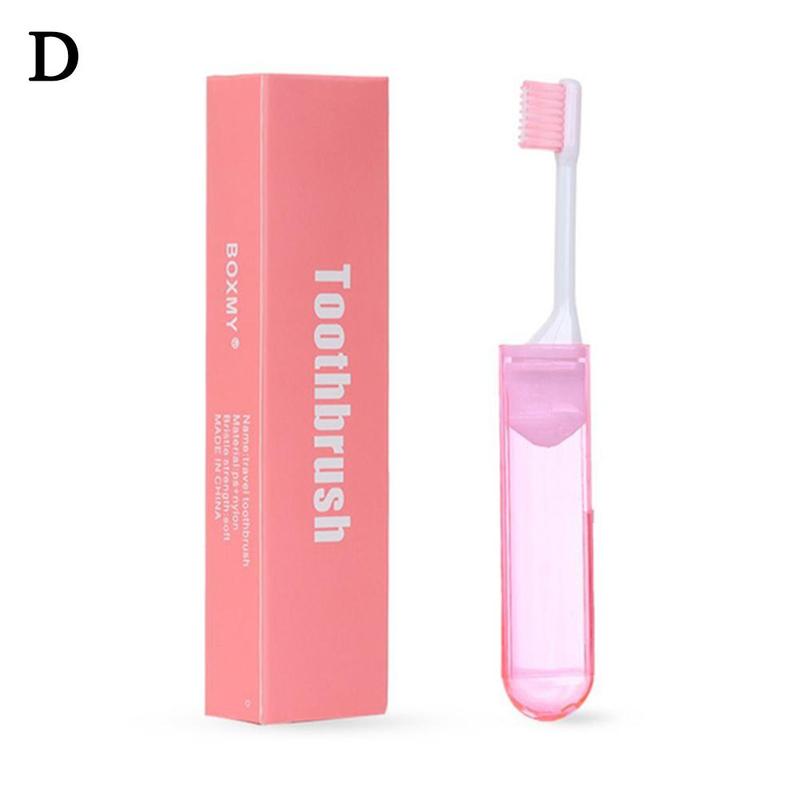 Brosse à dents pliante de voyage en fibre de carbone 18g "Toothbrush - Q4W1" - Rose | Planète Rando