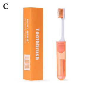 Brosse à dents pliante de voyage en fibre de carbone 18g "Toothbrush - Q4W1" - Orange | Planète Rando
