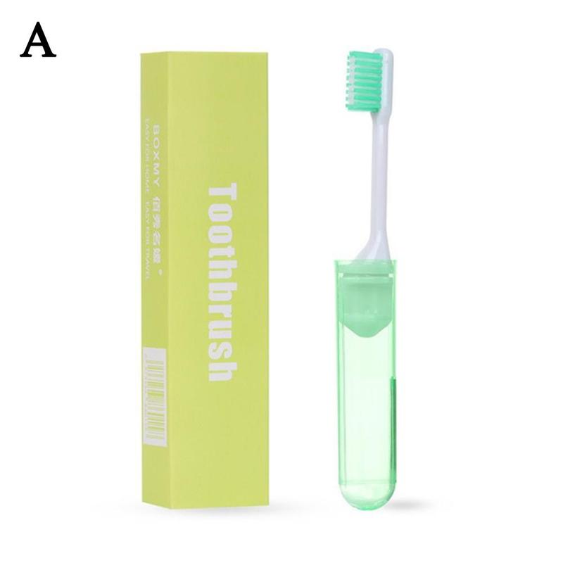 Brosse à dents pliante de voyage en fibre de carbone 18g "Toothbrush - Q4W1" - Vert | Planète Rando