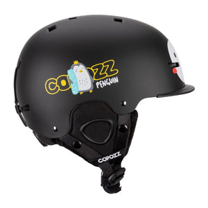 Casque de ski moulé intégralement pour enfants / adultes 51-58cm "COPOZZ - Fuzz" - Penguin / S | Planète Rando