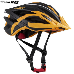 Casque de vélo moulé & ultraléger 250g "Cycabel - V114" - V114 Orange / L56-62CM | Planète Rando