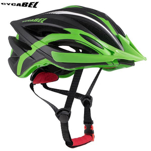 Casque de vélo moulé & ultraléger 250g "Cycabel - V114" - V114 Green / L56-62CM | Planète Rando