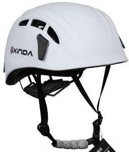Casque d'escalade, équipement de sauvetage spéléologie en montagne "Xinda - XD-Q9650" - Blanc | Planète Rando