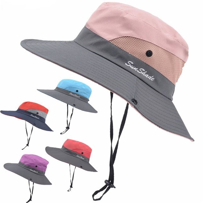 Chapeau de randonnée anti-UV UPF 50 + "Sunshade - Sun Hat" - | Planète Rando