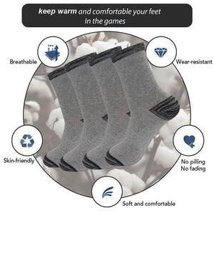 Chaussettes de sport / randonnée en coton lot de 6 paires 38-48 "ZYCSNH - D789" - | Planète Rando