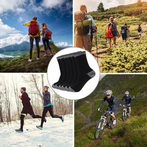 Chaussettes de sport / randonnée en coton lot de 6 paires 38-48 "ZYCSNH - D789" - | Planète Rando