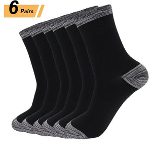 Chaussettes de sport / randonnée en coton lot de 6 paires 38-48 "ZYCSNH - D789" - | Planète Rando