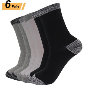 Chaussettes de sport / randonnée en coton lot de 6 paires 38-48 "ZYCSNH - D789" - Mixe / 43-48 | Planète Rando