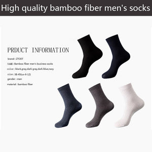 Chaussettes en fibre de bambou / lot de 10 pairs pour homme "ZTOET - Bamboo" - | Planète Rando