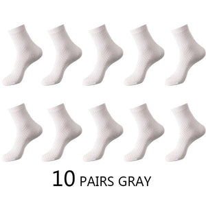 Chaussettes en fibre de bambou / lot de 10 pairs pour homme "ZTOET - Bamboo" - 10 gris | Planète Rando
