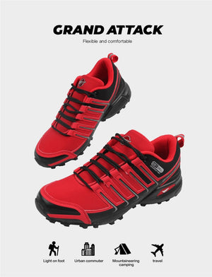 Chaussures de course / randonnée antidérapantes, résistantes à l'eau "Grand Attack - Softshell 30597" - | Planète Rando