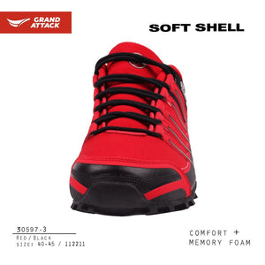 Chaussures de course / randonnée antidérapantes, résistantes à l'eau "Grand Attack - Softshell 30597" - | Planète Rando