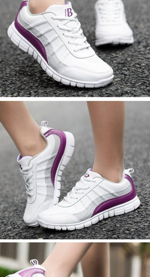 Chaussures de marche / course à lacets pour femme taille 36-41 "BONA – Casual sport" - | Planète Rando