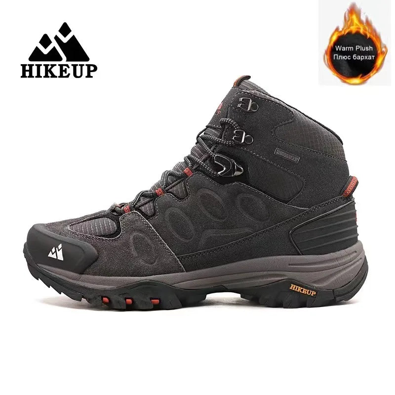 Chaussures de randonnée en daim avec doublure en peluche "HIKEUP - 18" - Planète Rando