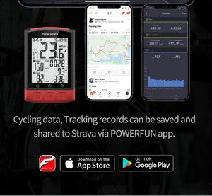 Compteur de vitesse & de puissance GPS / BEIDOU sans-fil BLE 5.0 ANT+ 68g "ThinkRider - BC108" - | Planète Rando