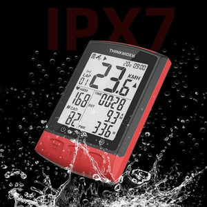 Compteur de vitesse & de puissance GPS / BEIDOU sans-fil BLE 5.0 ANT+ 68g "ThinkRider - BC108" - | Planète Rando