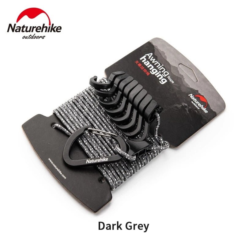 Corde à linge polyvalente & réglable pour camping / bivouac 4.3m "Naturehike - NH19PJ040" - | Planète Rando