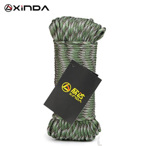 Corde de sécurité 31 mètres / corde d'alpinisme 292kg "XINDA - 9 BRINS" - Camo / 50m | Planète Rando