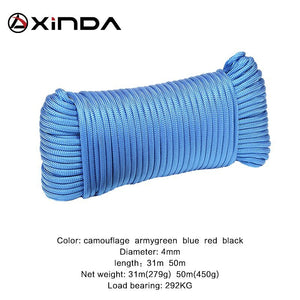 Corde de sécurité 31 mètres / corde d'alpinisme 292kg "XINDA - 9 BRINS" - | Planète Rando