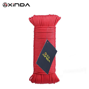 Corde de sécurité 31 mètres / corde d'alpinisme 292kg "XINDA - 9 BRINS" - Rouge / 50m | Planète Rando