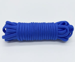 Cordon de parachute 550 à 7 brins 4mm "Loogu – Paracorde bushcraft" - Bleu / 5M | Planète Rando