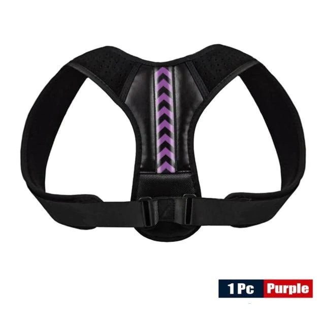 Correcteur de posture ajustable pour le dos, les épaules et la colonne vertébrale "Sposafe - Activ'sport" - Violet / S | Planète Rando