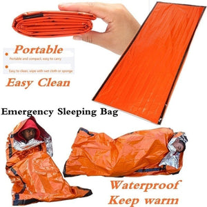 Couverture de survie en Mylar / sac de couche d'urgence imperméable "Bivy bag" - | Planète Rando