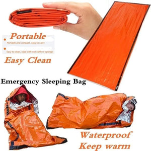Couverture de survie en Mylar / sac de couche d'urgence imperméable "Bivy bag" - | Planète Rando
