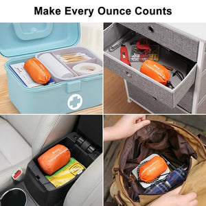 Couverture de survie en Mylar / sac de couche d'urgence imperméable "Bivy bag" - | Planète Rando