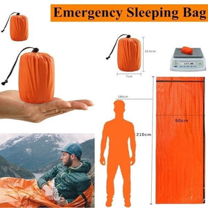 Couverture de survie en Mylar / sac de couche d'urgence imperméable "Bivy bag" - | Planète Rando