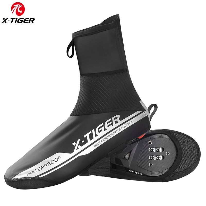 Couvre-chaussures de vélo imperméable & réfléchissant "X-TIGER - Shoes cover" - | Planète Rando