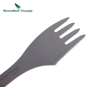 Cutitochette en titane ultralégère 2 en 1 25g "Boundless Voyage - Ti1064T" - | Planète Rando