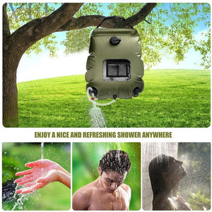 Douche solaire de camping 20L "Gnyll - pocket shower" - | Planète Rando
