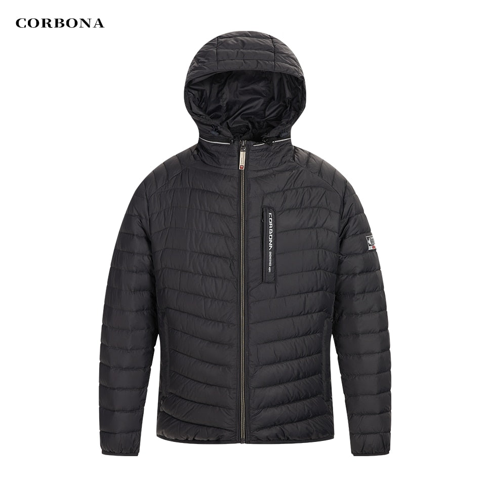 Doudoune d'hiver en coton pour homme 1kg "CORBONA - Special Garments" - Noir / 48 | Planète Rando