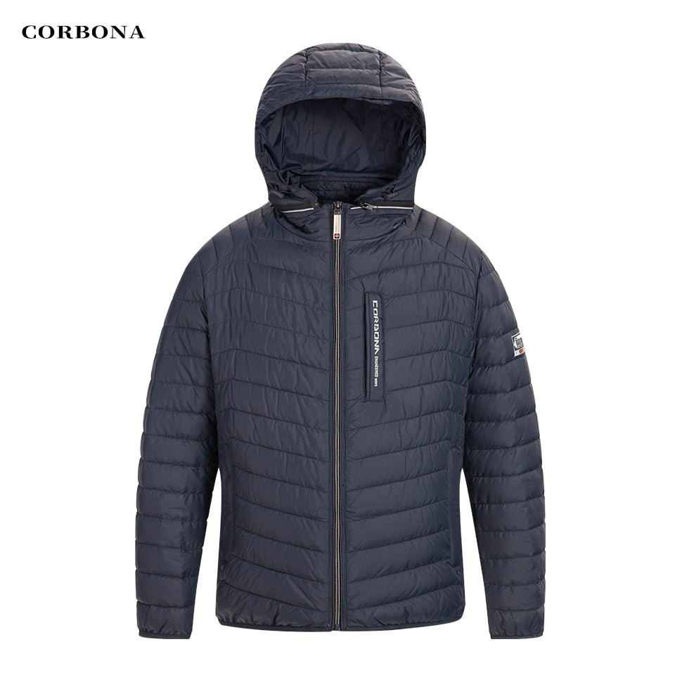 Doudoune d'hiver en coton pour homme 1kg "CORBONA - Special Garments" - Bleu navy / 48 | Planète Rando