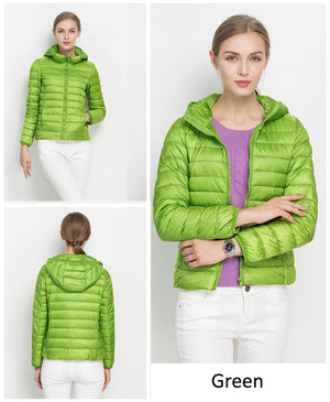 Doudoune ultra-légere à 90% de duvet de canard blanc 300g "Wygidne - lehtia" - | Planète Rando