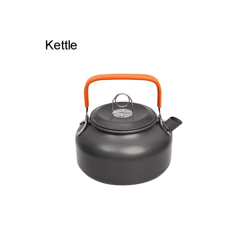 Ensemble kit de cuisine popote camping en aluminium "LISM - Outdoor kit" - Bouilloire | Planète Rando