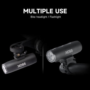 Feu avant de vélo étanche & rechargeable par USB à partir de 120g "XOSS – XL400" - | Planète Rando